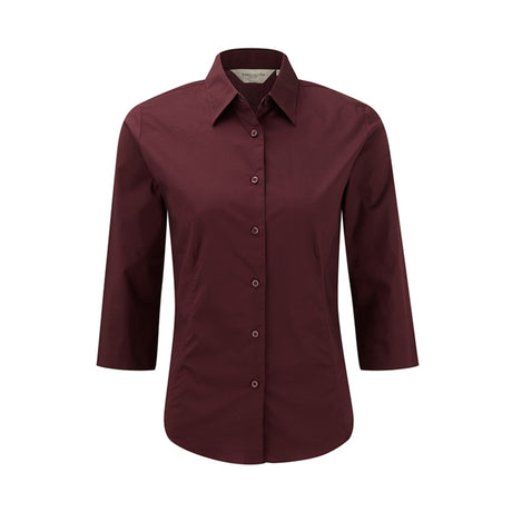 Russell Naisten 3/4-hihainen Easy Care -paita