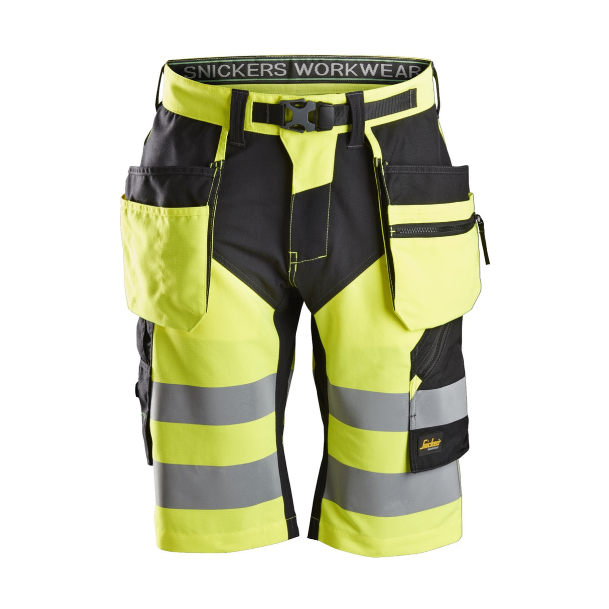 Snickers Workwear FlexiWork+, huomiotyöshortsit riipputaskuilla, lk 1