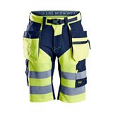 Snickers Workwear FlexiWork+, huomiotyöshortsit riipputaskuilla, lk 1