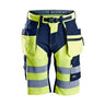 Snickers Workwear FlexiWork+, huomiotyöshortsit riipputaskuilla, lk 1