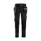 Snickers Workwear FlexiWork+, SoftShell Stretch -työhousut riipputaskuilla