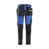 Snickers Workwear FlexiWork+, SoftShell Stretch -työhousut riipputaskuilla