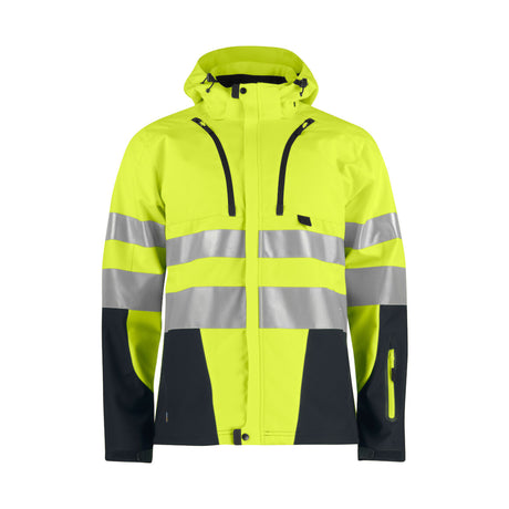 Projob 6419 SOFTSHELL-TAKKI EN ISO 20471 LUOKKA 3/2
