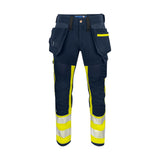 Projob 6540 KÄSITYÖLÄISHOUSUT STRETCH EN ISO 20471 LUOKKA 1